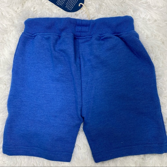 Hatley Boys Blue Melange Terry Shorts 4 - Picture 4 of 4
